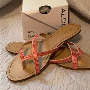 Peach Aldo Sandals